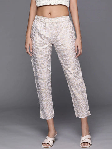 Luca Vanucci pant 1464, cropped smooth-front linen – Belle Starr