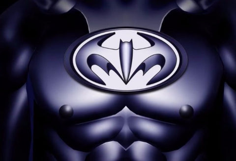 Batman 1997 nipple suit logo