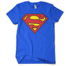 Blå Superman Shield Logo t-shirt