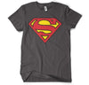 Mørkegrå Superman Shield t-shirt