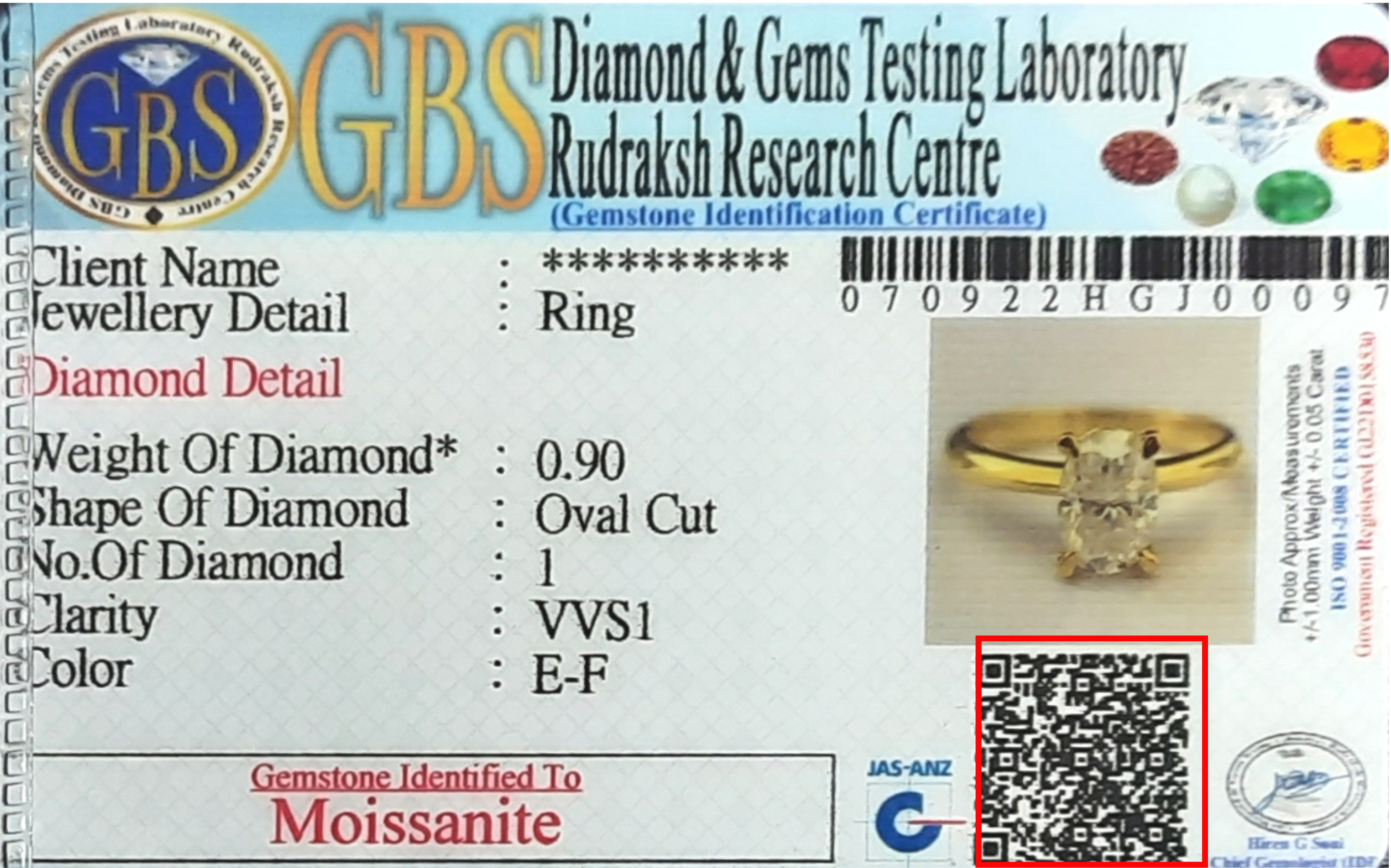 GBS Certificate