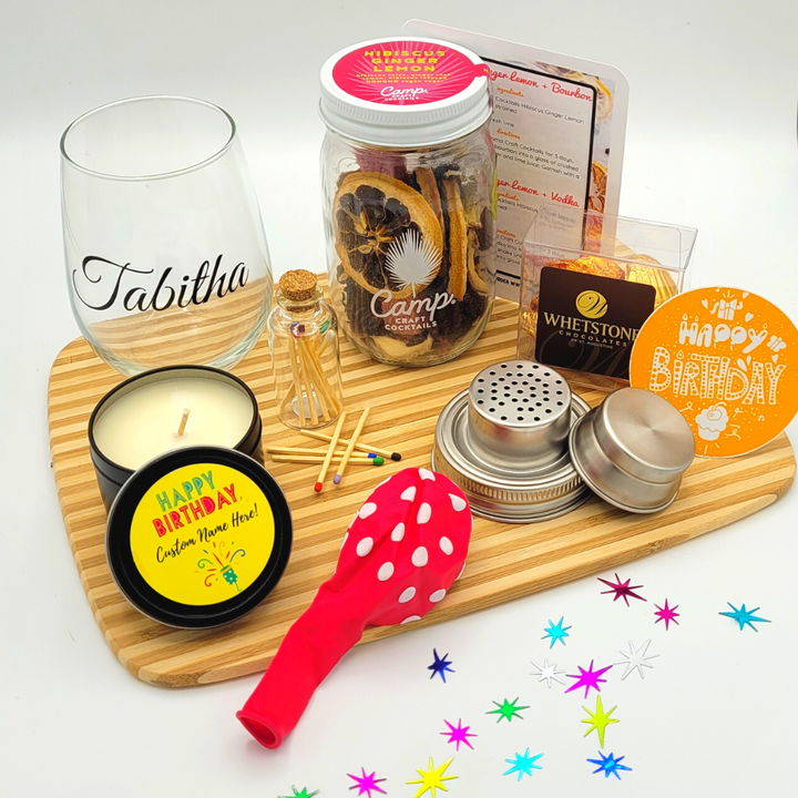 Sunshine In A Glass // Send A Drink Cheerful Cocktail Kit Gift //