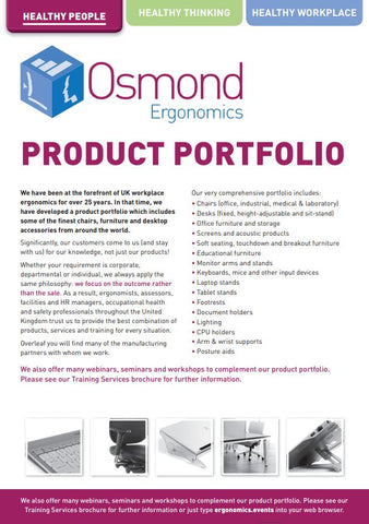 Product Portfolio Leaflet
