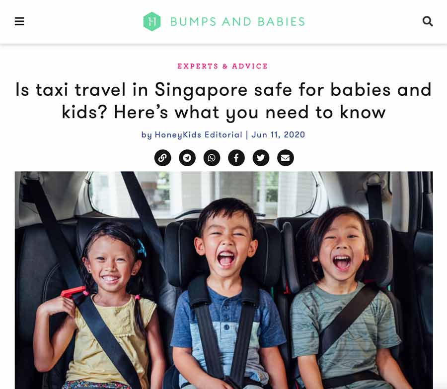 HoneyKids Asia Feature Taxi Car Seats