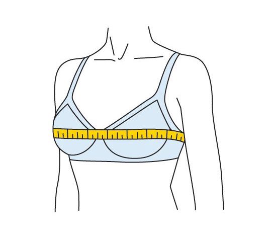 How to measure bust area for pumping bra