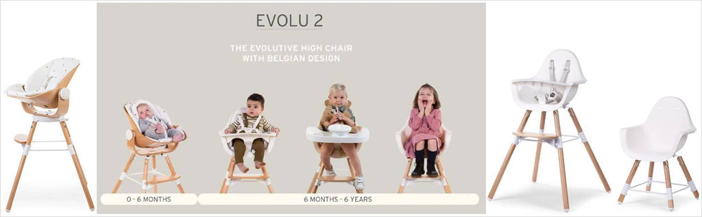 Childhome Evolu 2 High Chair 3 Stages