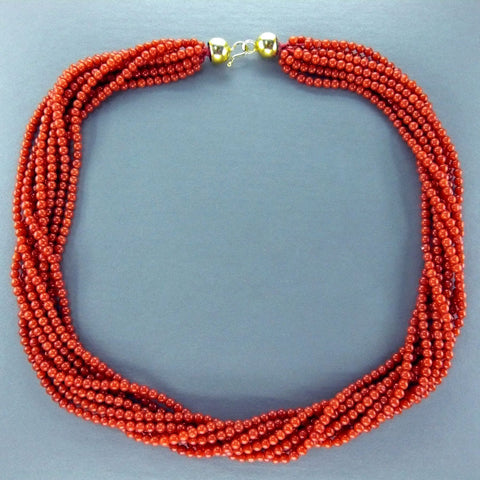 sardinian coral necklace