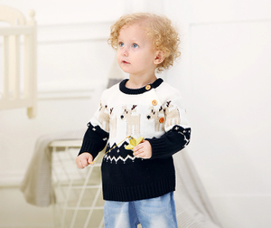 Cute Rudolph Knit Sweater For Babies