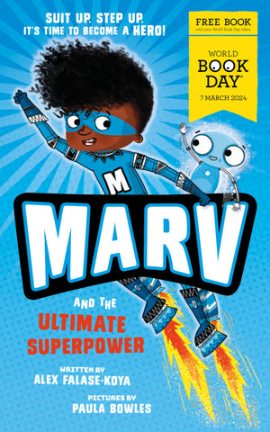 Cover of Marv and the Ultimate Superpower by Alex Falase Koya