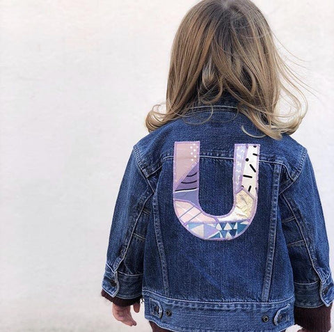 Upcycled denim jacket by A Tribe Well Dressed
