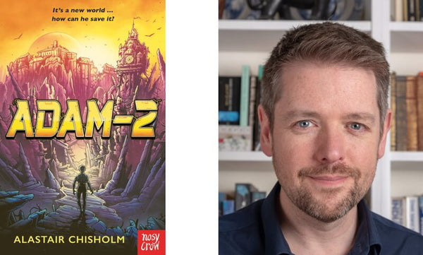 Adam-2 by Alastair Chisholm. Book cover and author photograph.