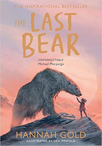 Cover of The Last Bear by Hannah Gold showing a polar bear and a child