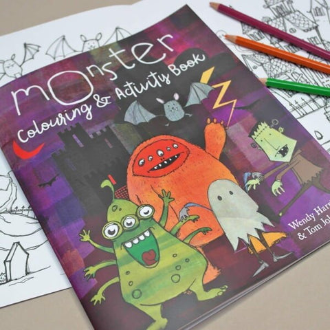 Letterfest's Monster colouring and activity book