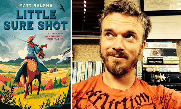 Little Sure Shot by Matt Ralphs. Book cover and author photo.