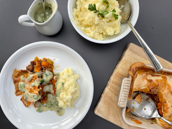 Traditional pie, mash and liquor recipe