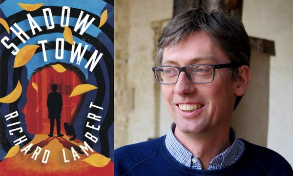Shadown Town by Richard Lambert. Book cover and author photo.
