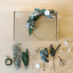 Shida Preserved Flowers wreath kit