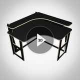 Corner Desk - Black