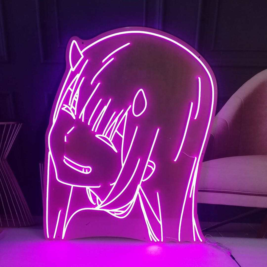  Zero  Two  LED  Neon Sign Neon Weebs