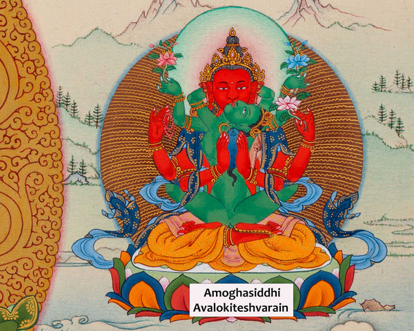 Amoghasiddhi Avalokiteshvara