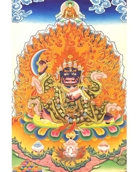 mahakala bernagchen thangka