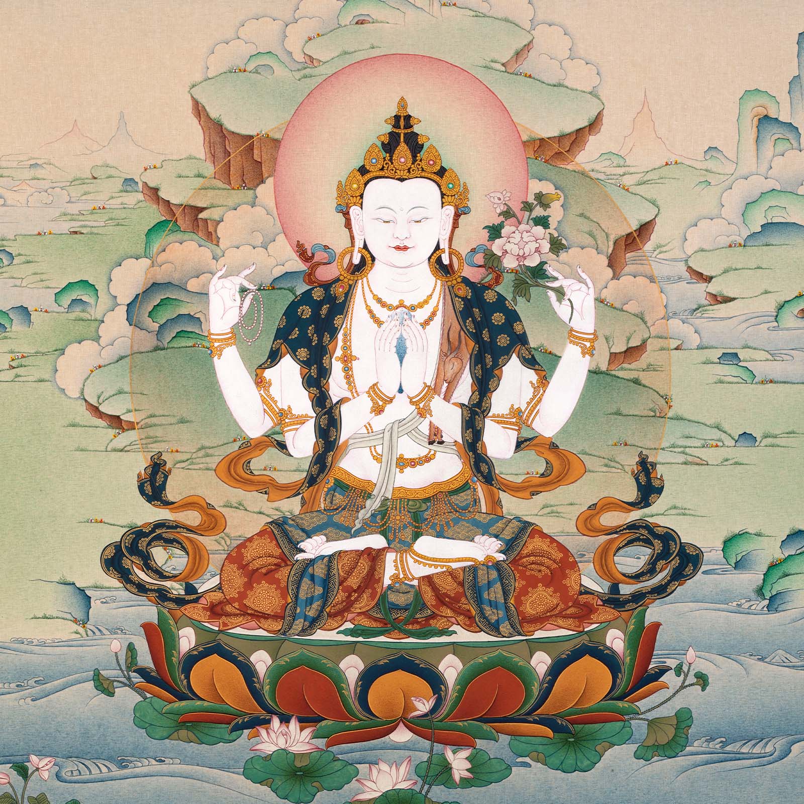 Avalokiteshvara thangka