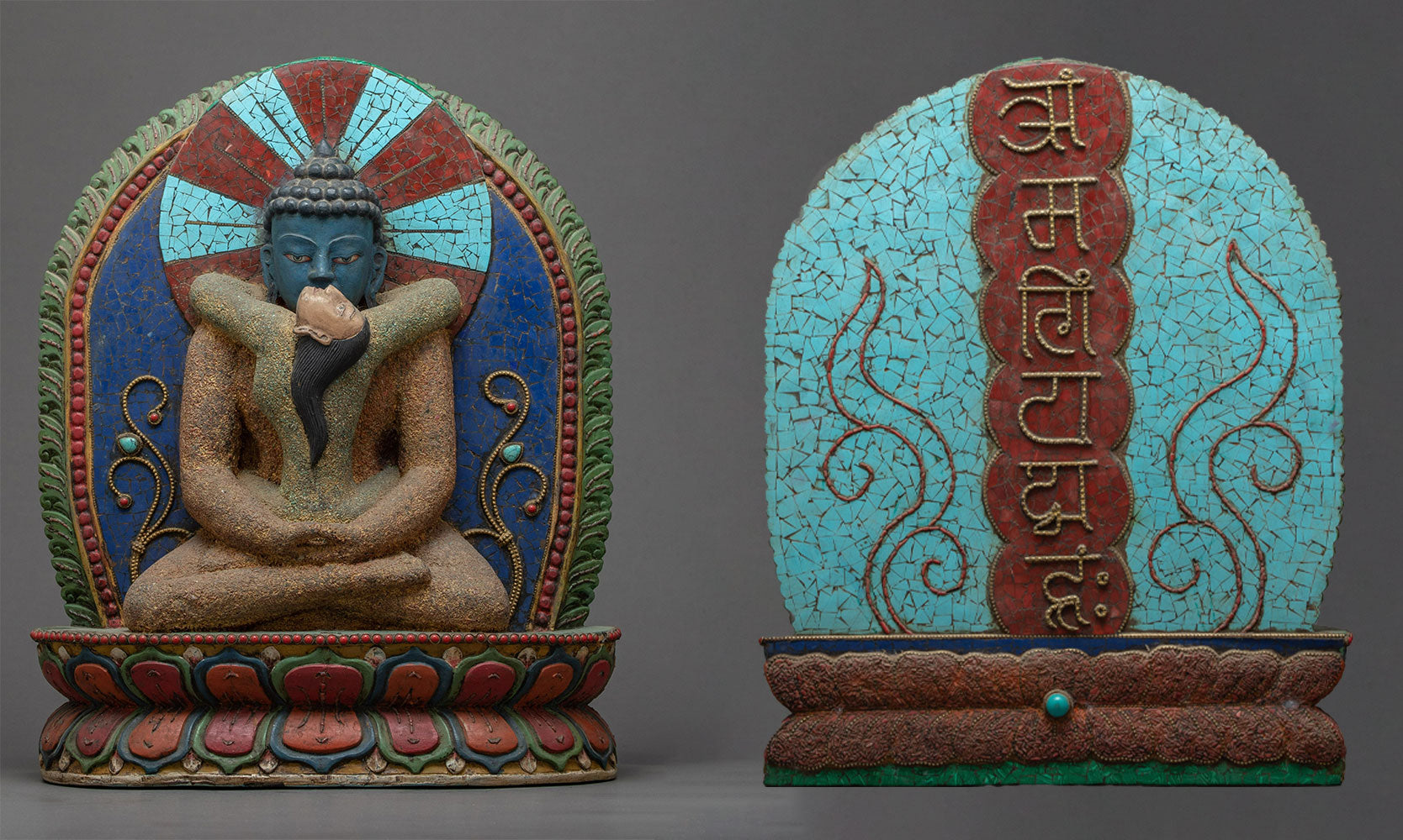 samantabhadra wooden artwork