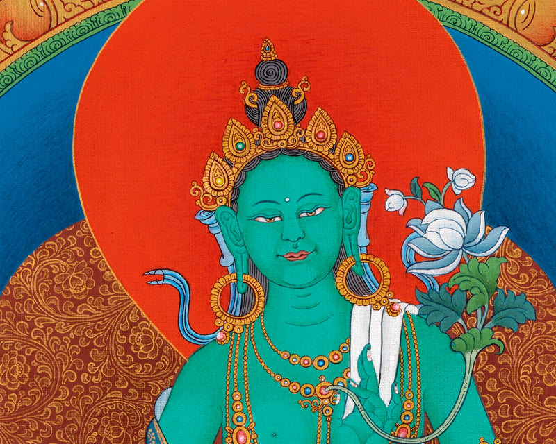 21 Tara Thangka | The Mother Bodhisattva Drolma | High Quality Thangka