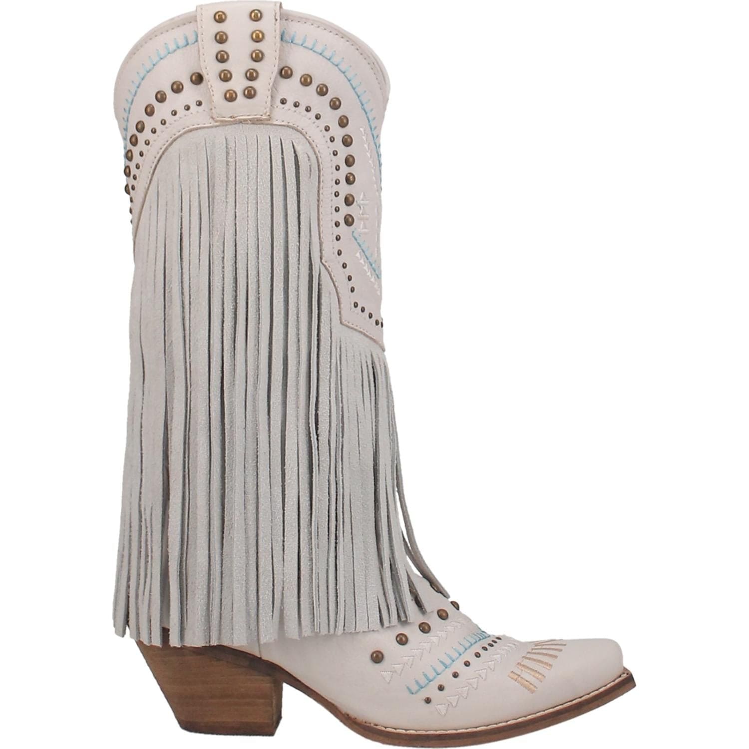 Dingo Women's #Gypsy White Fringe Western Boots DI 737 - Russell's Western  Wear, Inc.