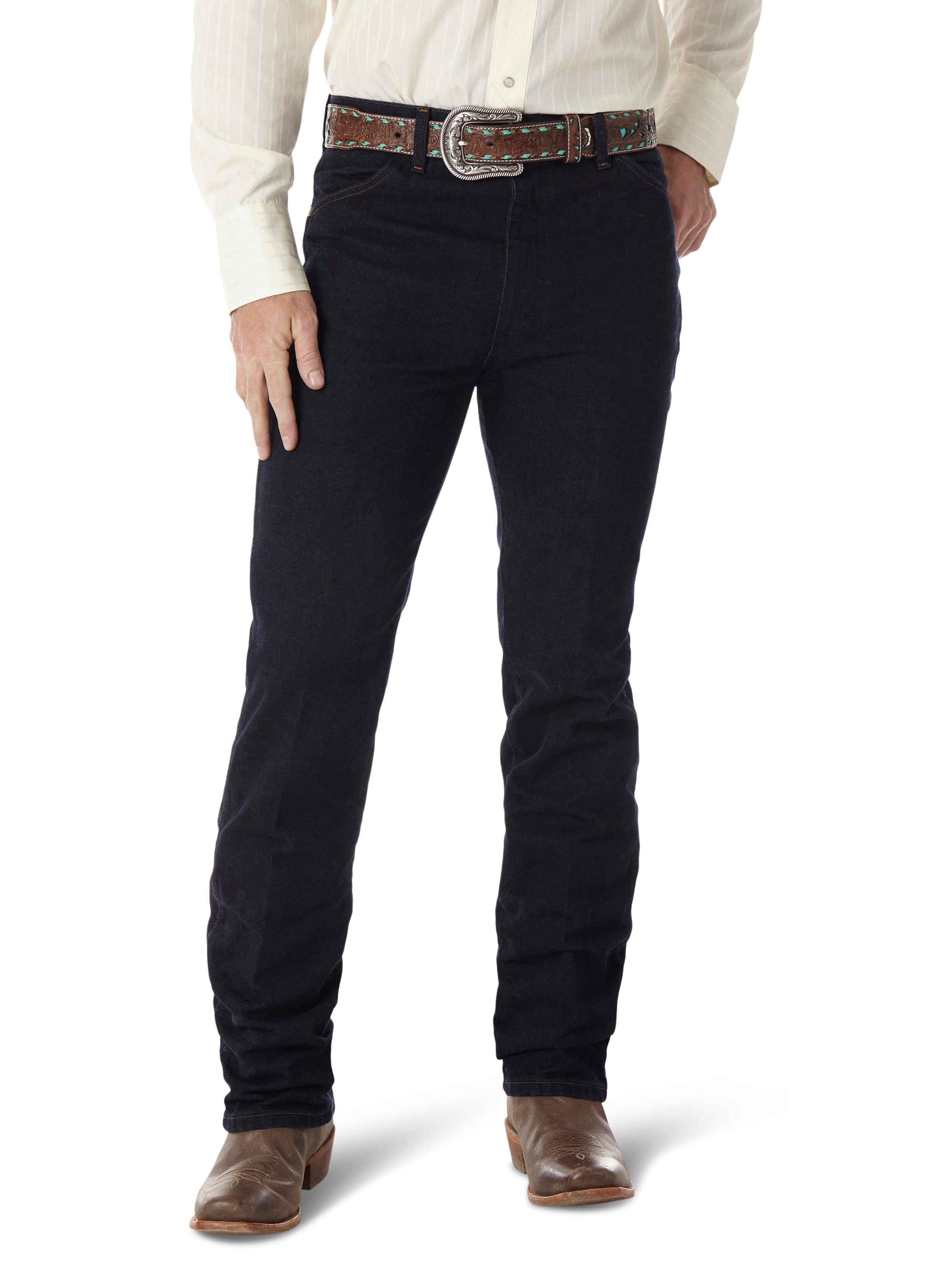 Wrangler Men's Cowboy Cut Silver Edition Dark Denim Slim Fit Jeans 933 -  Russell's Western Wear, Inc.