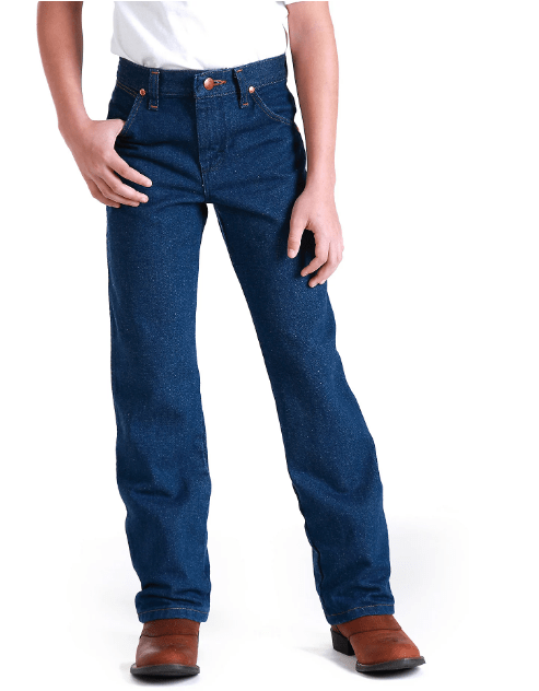 Gezicht omhoog Locomotief beschermen Wrangler Young Men's Cowboy Cut Indigo Wash Original Fit Jeans 13MWSPI -  Russell's Western Wear, Inc.