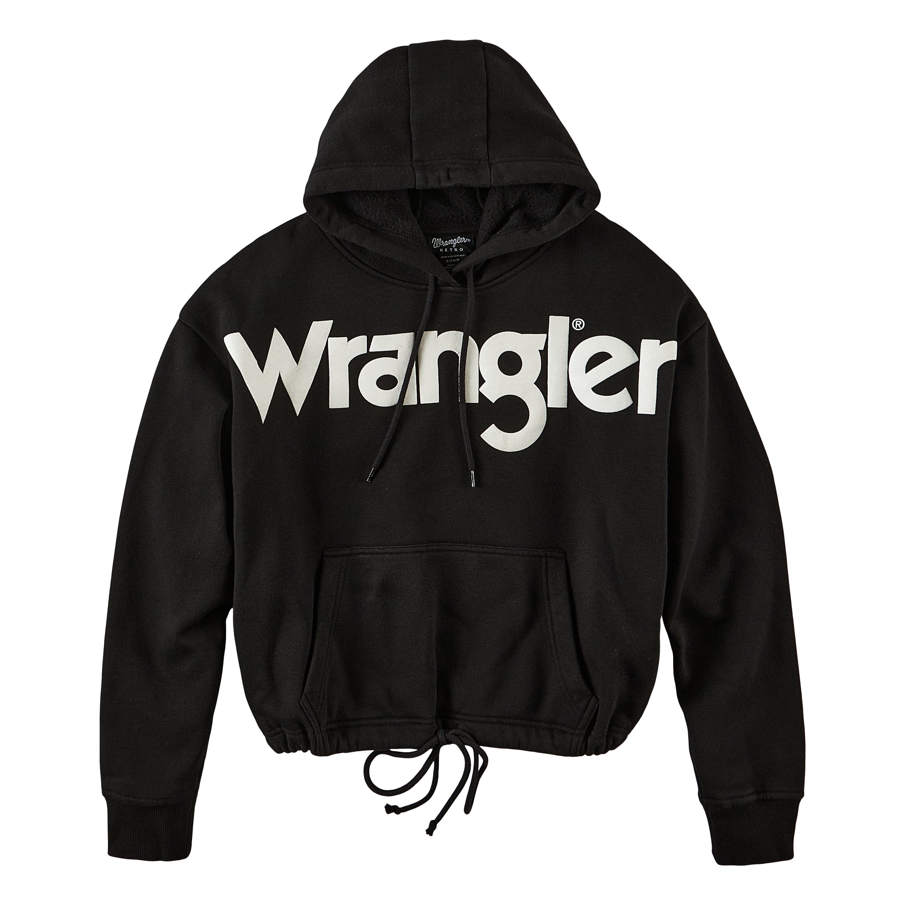 Women's Wrangler Retro Bold Logo Cropped Hoodie 112322119 - Russell's  Western Wear, Inc.