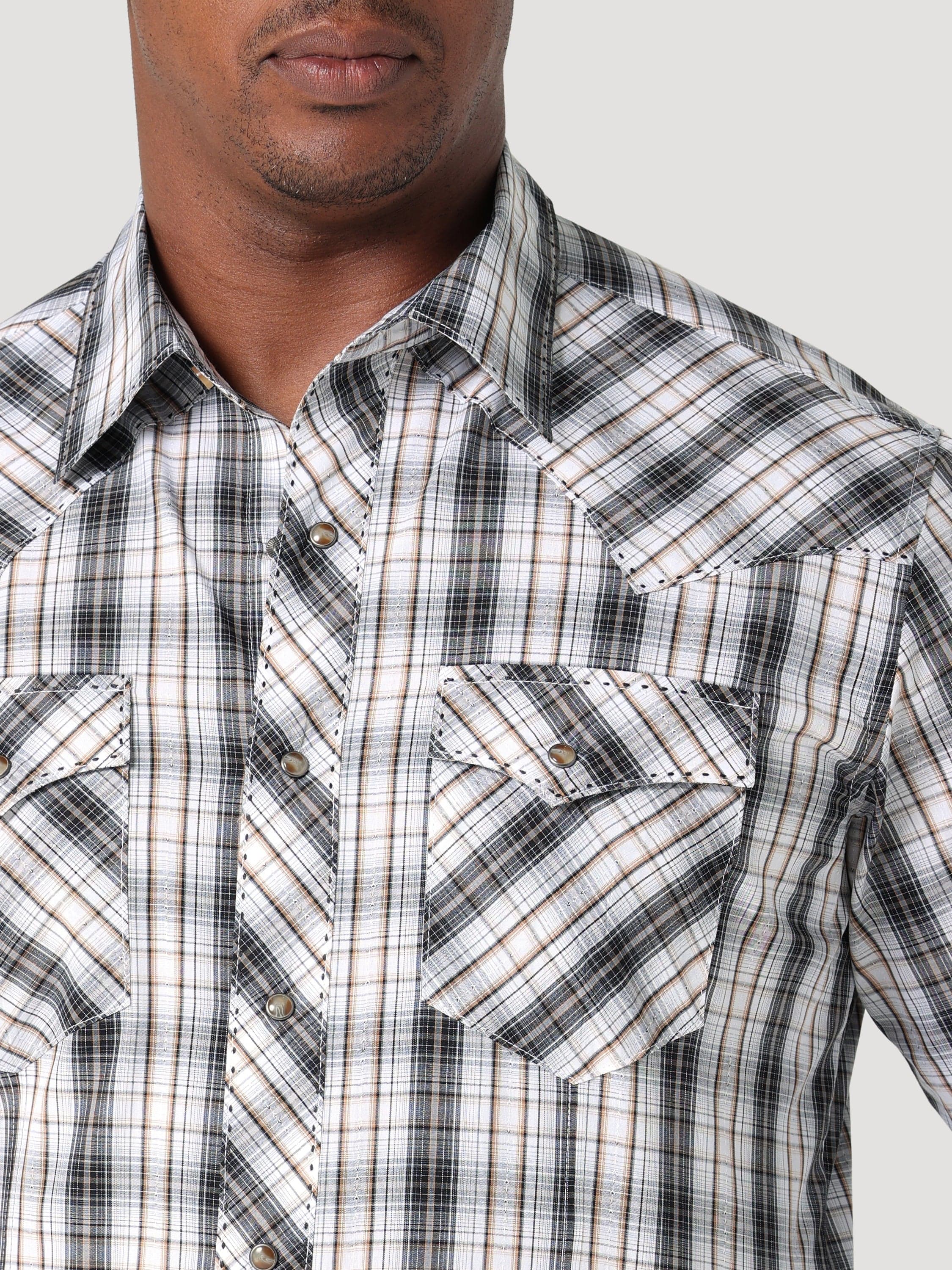 Wrangler Men's Plaid Long Sleeve Western Snap Shirt 112317072 - Russell's  Western Wear, Inc.