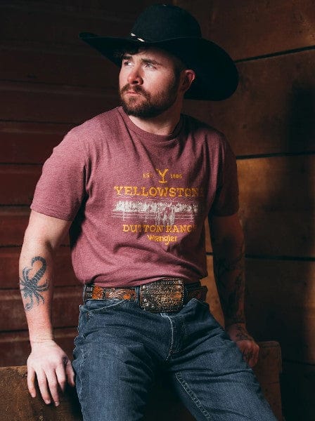 Wrangler Men's Yellowstone Dutton Ranch T-Shirt 112323380 - Russell's  Western Wear, Inc.