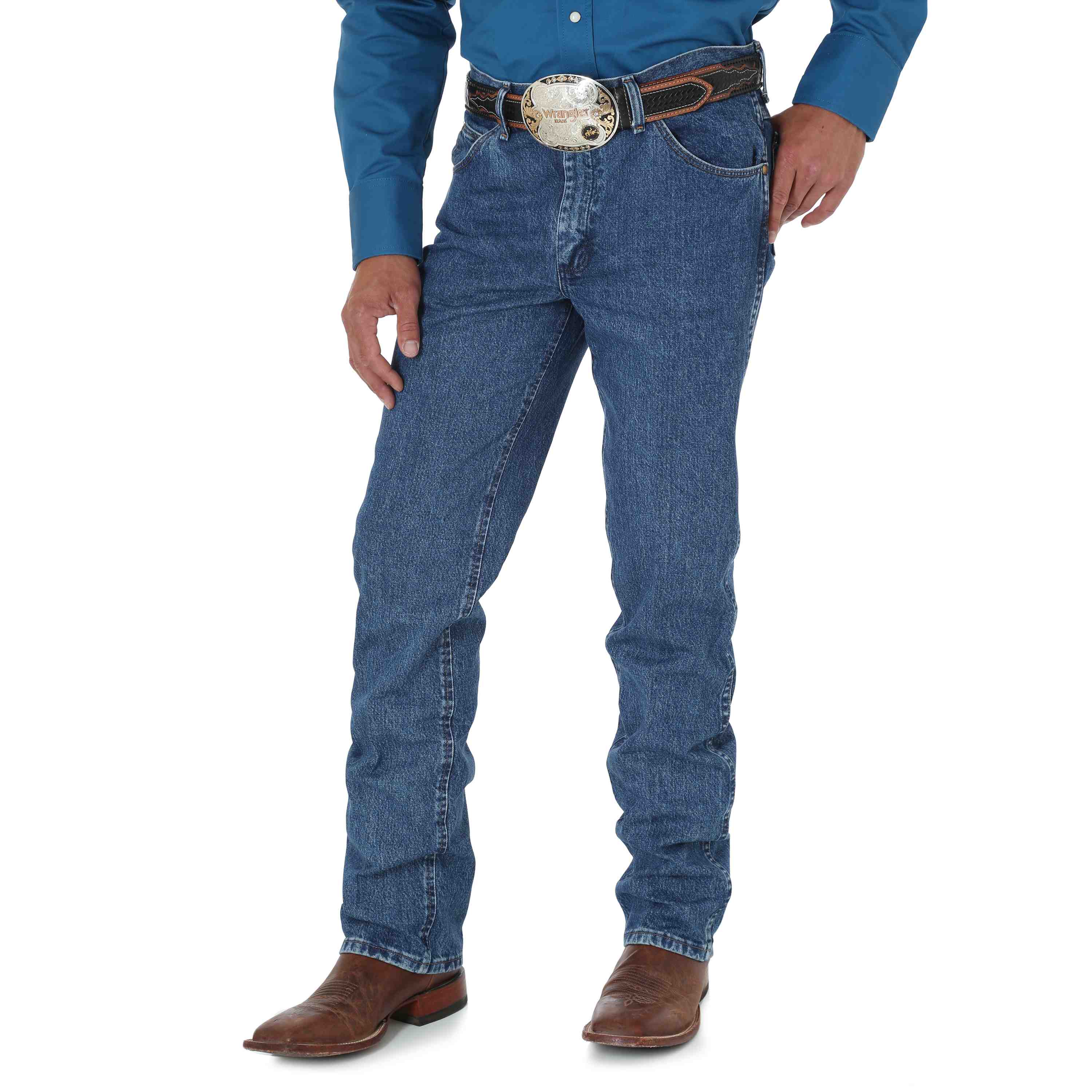 Wrangler Men's Premium Performance Jeans Dark Stone Cowboy Cut Slim Fi -  Russell's Western Wear, Inc.