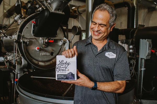 Joe Anthony Head Roaster At Lucky Goat Coffee