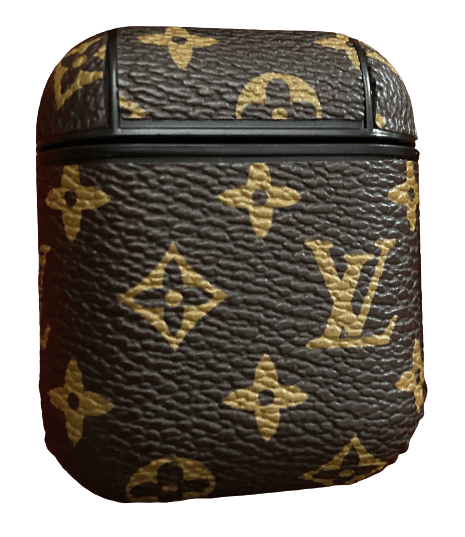 Red Checkers with Gold Monogram AirPods Case – TrayToonz