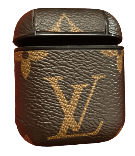 Brown Checkered LV Louis Vuitton Luxury High End Airpods Case  Royalty  High Fashion