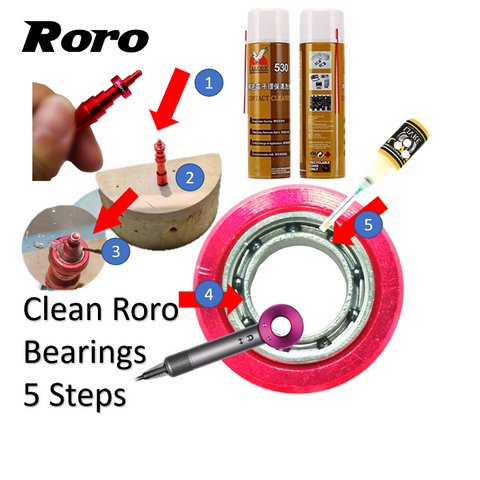 5 Steps to Clean Roro Spool Bearings for Baitcasting Reel – RORO LURE