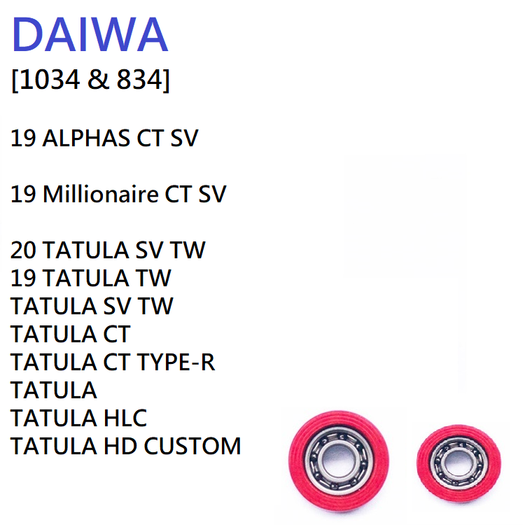 Roro Bearings Fit Daiwa 1034 4 Alphas Air Tw 19 Alphas Ct Sv Roro Lure