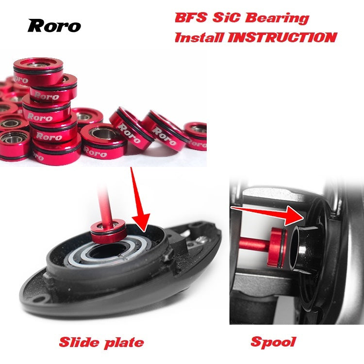 Roro Ceramic Ball Spool Bearings for Baitcasting Reel - RORO LURE