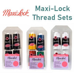 Maxi-Lock 4 Count Light Grey Polyester Serger Thread Cone Set, Maxi-Lock  #GGM0005
