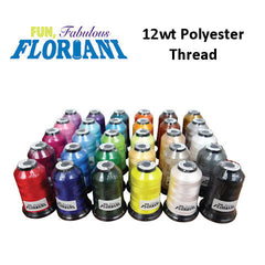 Floriani 12wt Polyester Thread