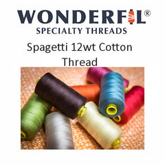 SP033 Fresh Lime - Wonderfil Spagetti 12wt Cotton Thread