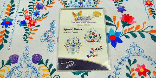 Spanish Flowers Floriani Embroidery Design Collection