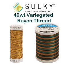 Sulky variegated thread 40 weight