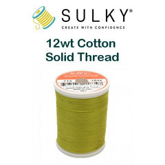 Sulky Cotton Thread 12wt 330yd Bright White