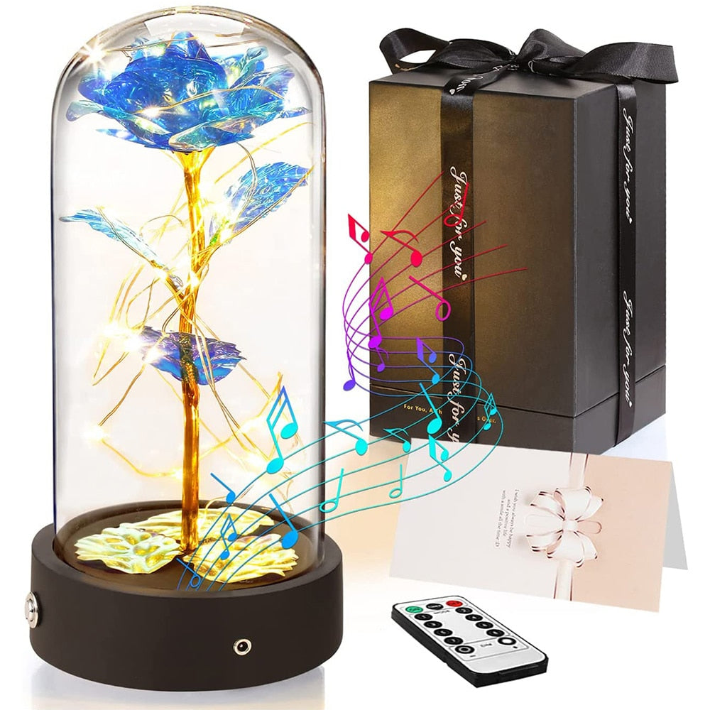 Spinning Galaxy Display - The Love Rose product image