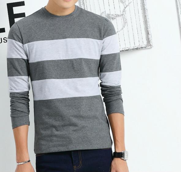 Striped Long Sleeve T Shirt