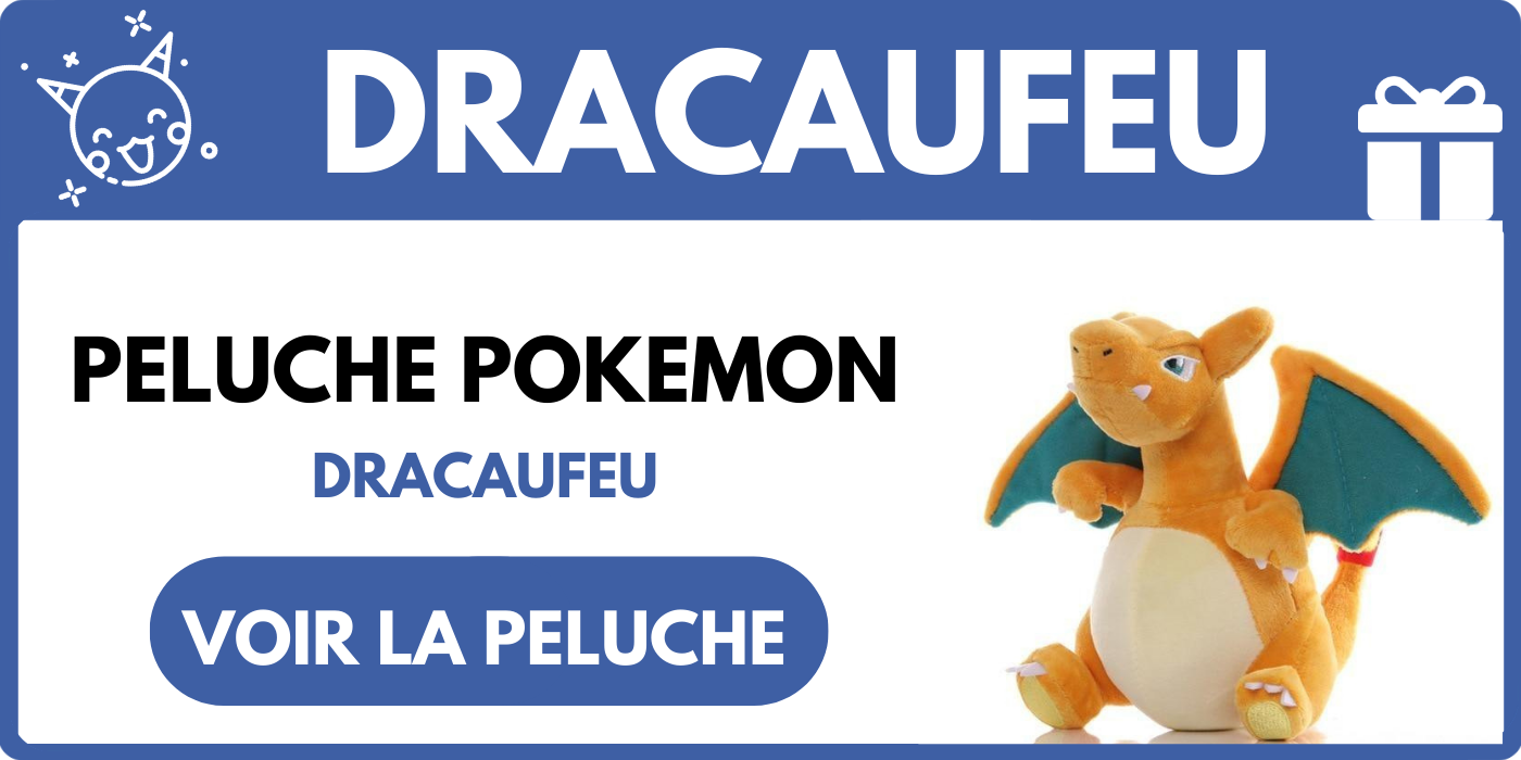 peluche dracaufeu